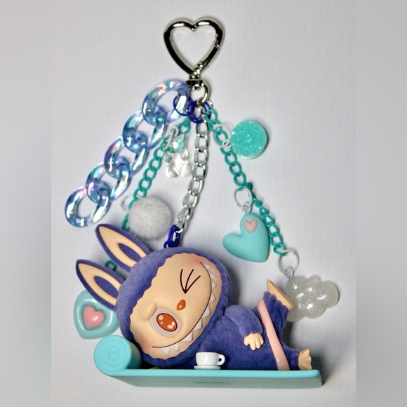 Lazy Yoga - Bag Charm/Keychain - Americano - Picture 1 of 3